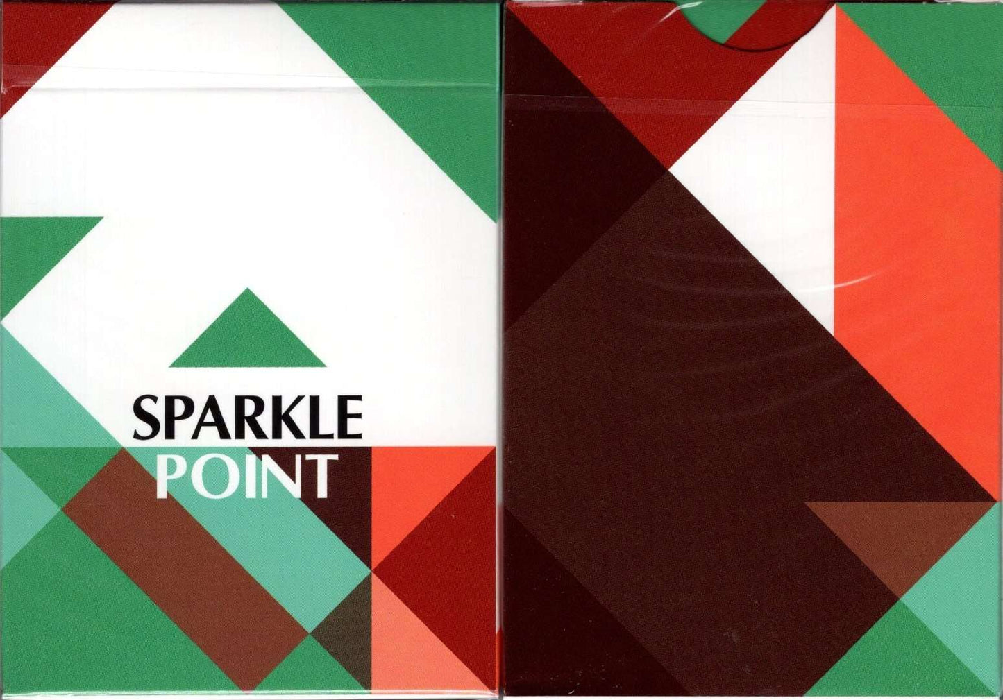 PlayingCardDecks.com-Sparkle Point Green Playing Cards USPCC
