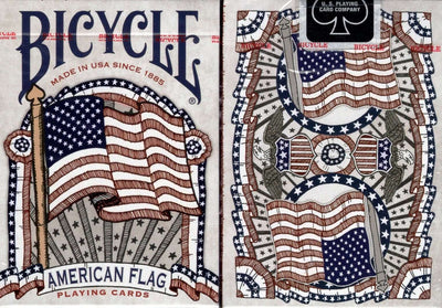 PlayingCardDecks.com-American Flag Bicycle Playing Cards