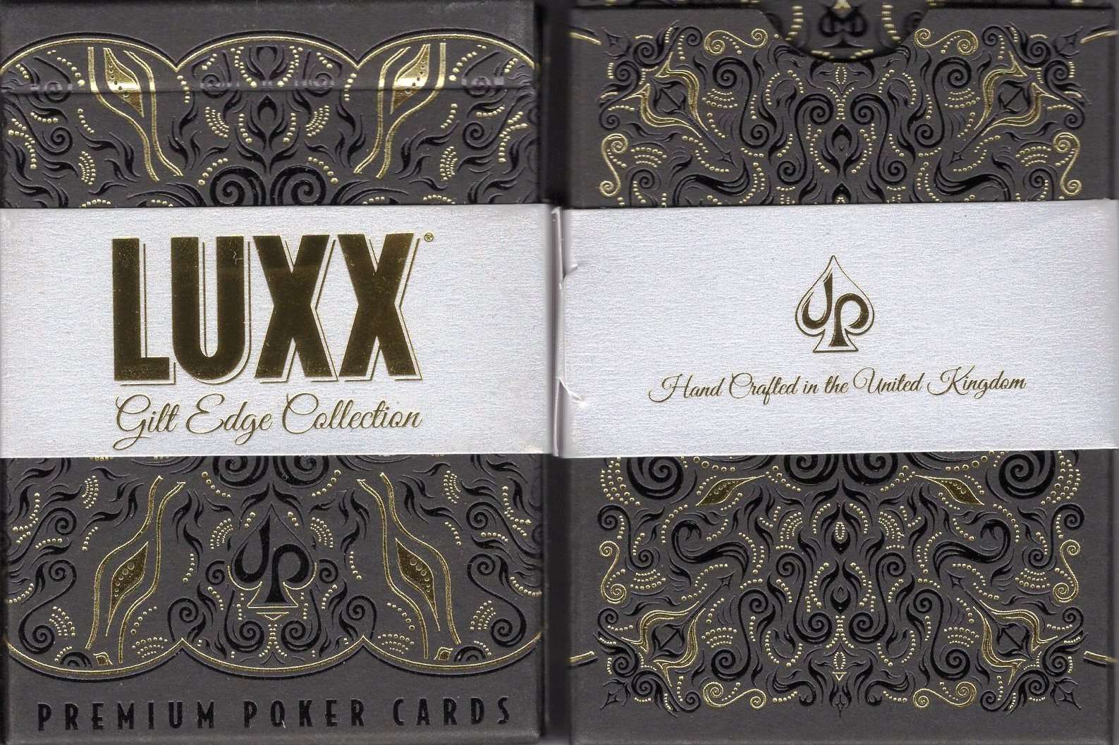 PlayingCardDecks.com-LUXX Gilt Edge Playing Cards LPCC - Gold & Silver