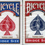 PlayingCardDecks.com-Bridge Size Bicycle Rider Back Playing Cards 2 Deck Set