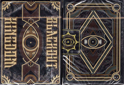 PlayingCardDecks.com-Blackout Kingdom Playing Cards Side Open Tuck Box