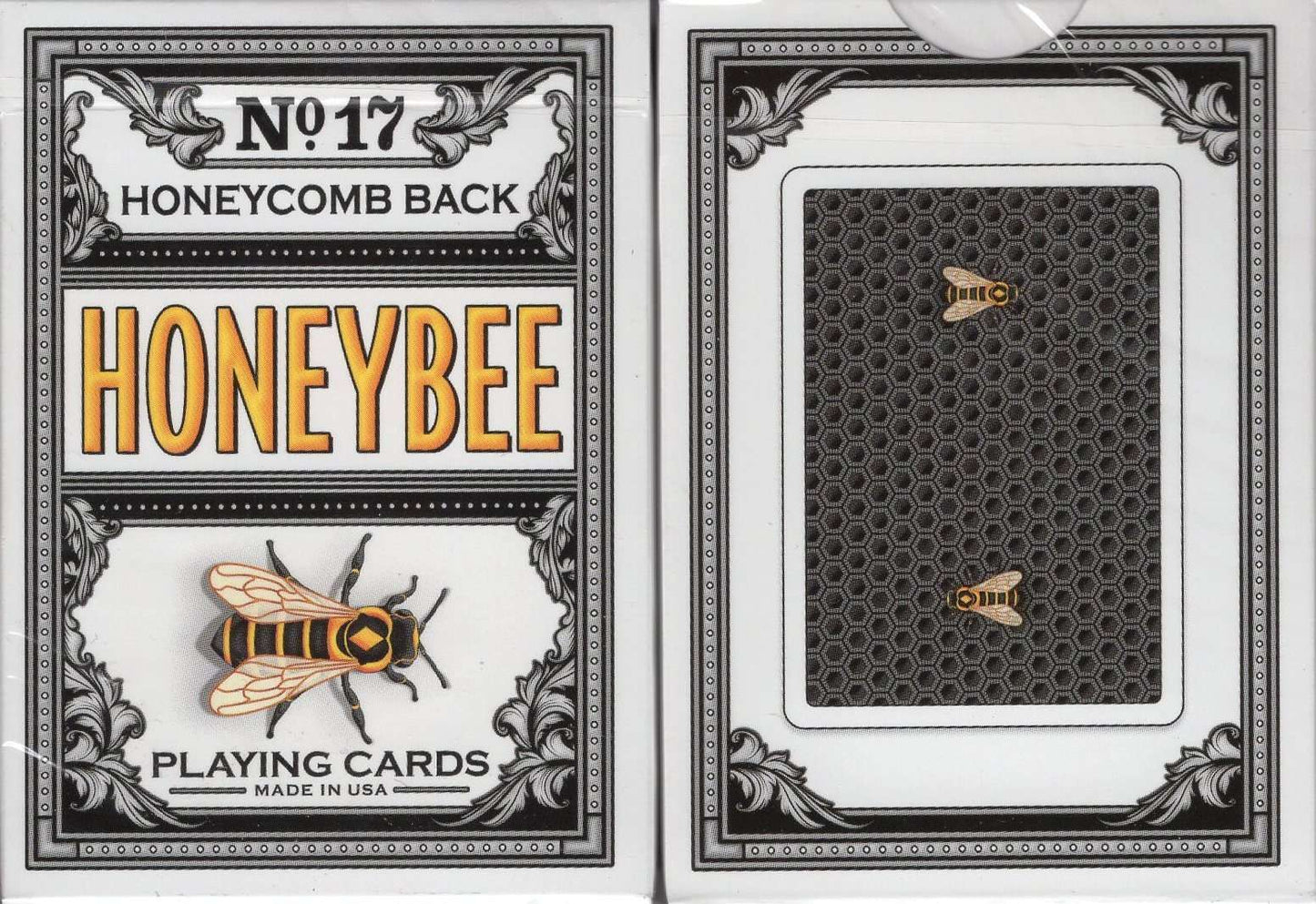 PlayingCardDecks.com-Honeybee V2 Playing Cards USPCC: Black