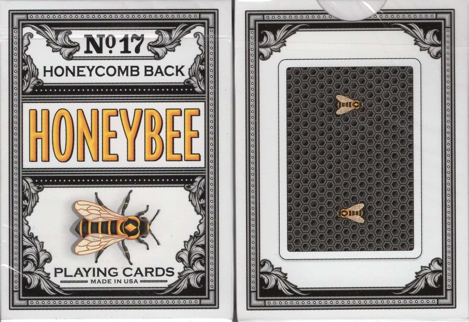 PlayingCardDecks.com-Honeybee V2 Playing Cards USPCC: Black