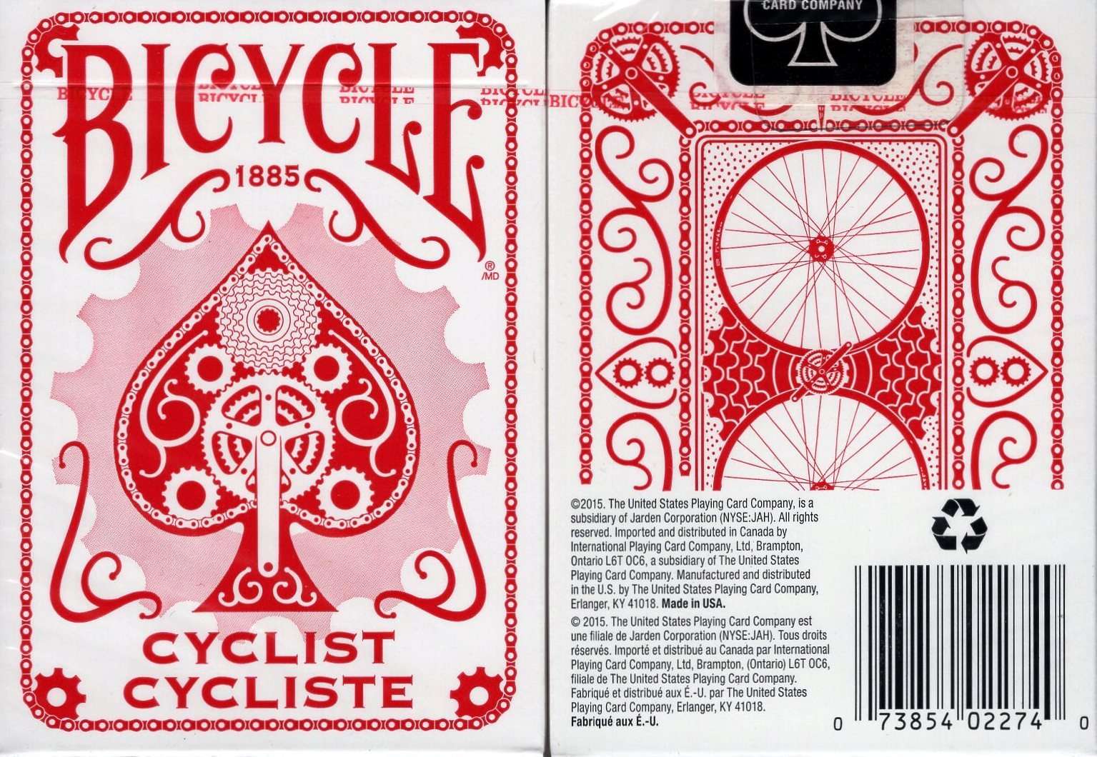 Bicycle discount cyclist cards