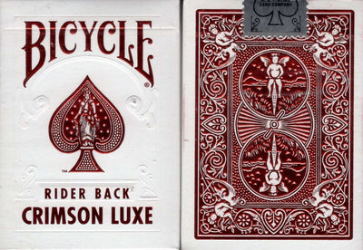 PlayingCardDecks.com-Crimson Luxe Red Bicycle Playing Cards