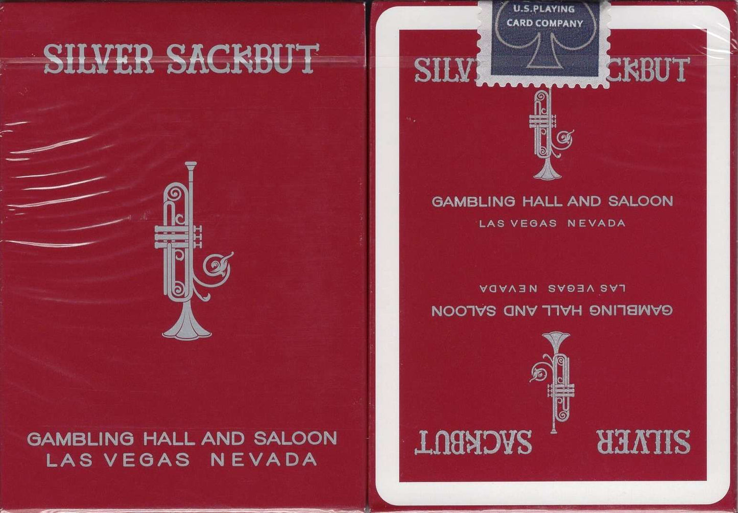Silver Sackbut Playing Cards USPCC