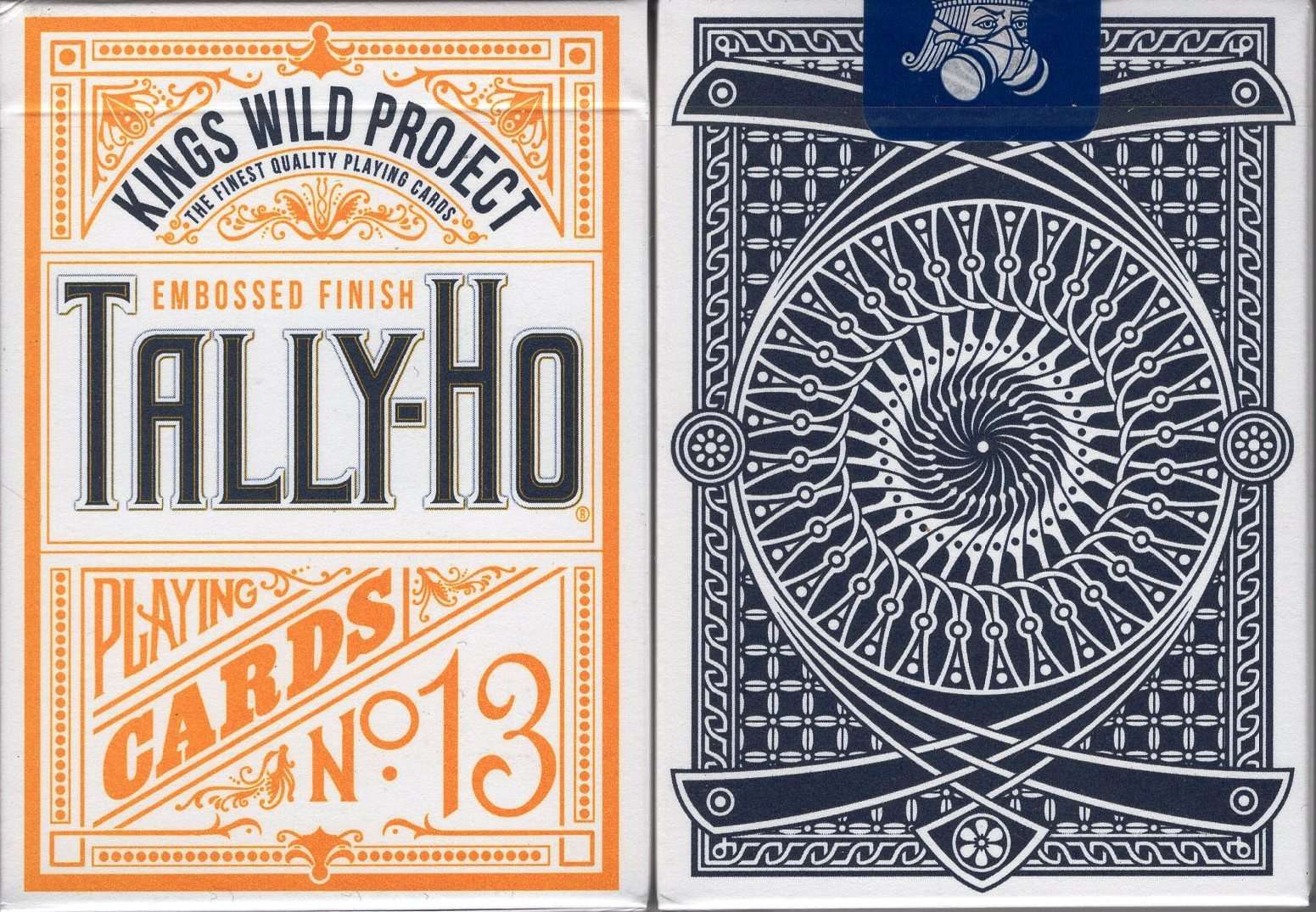 PlayingCardDecks.com-Tally-Ho Kings Wild Blue Playing Cards