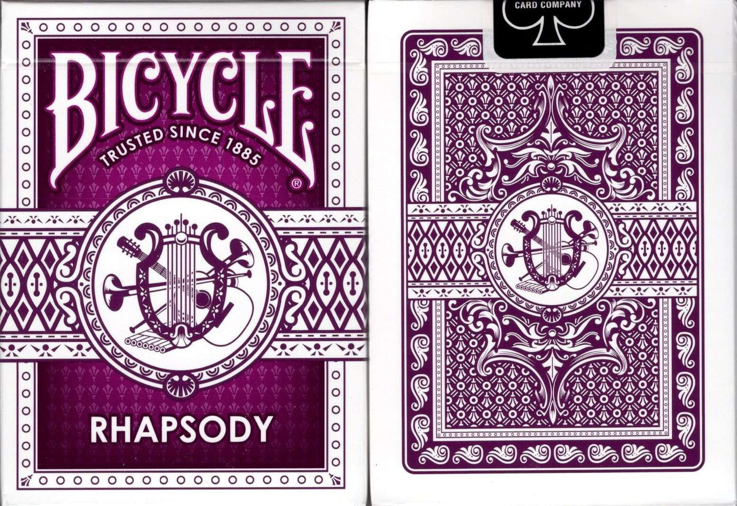 PlayingCardDecks.com-Rhapsody Purple Bicycle Playing Cards
