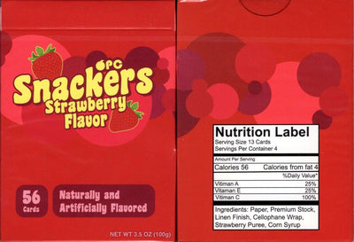 PlayingCardDecks.com-Snackers Strawberry Playing Cards USPCC