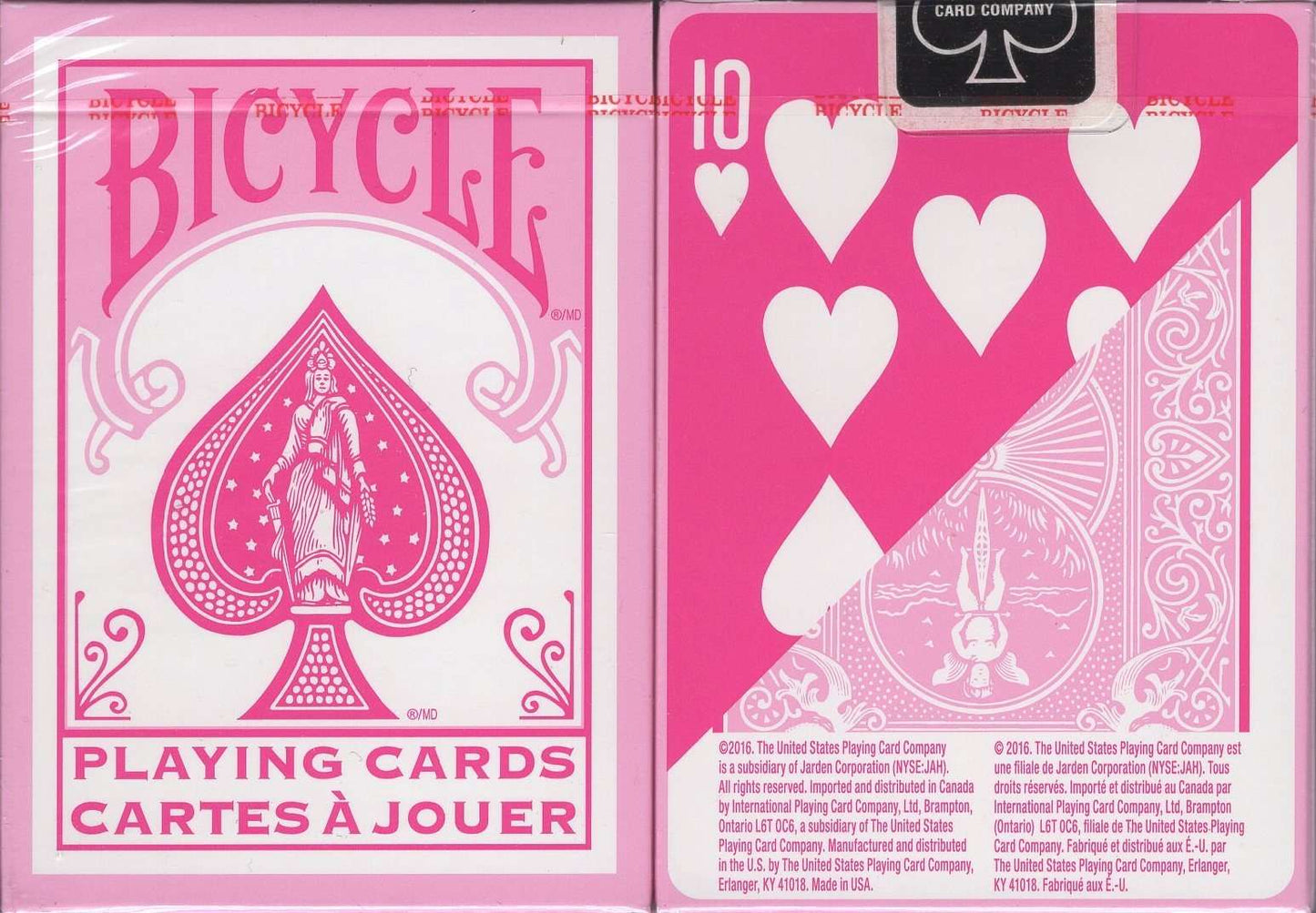 PlayingCardDecks.com-Fashion Pink Bicycle Playing Cards