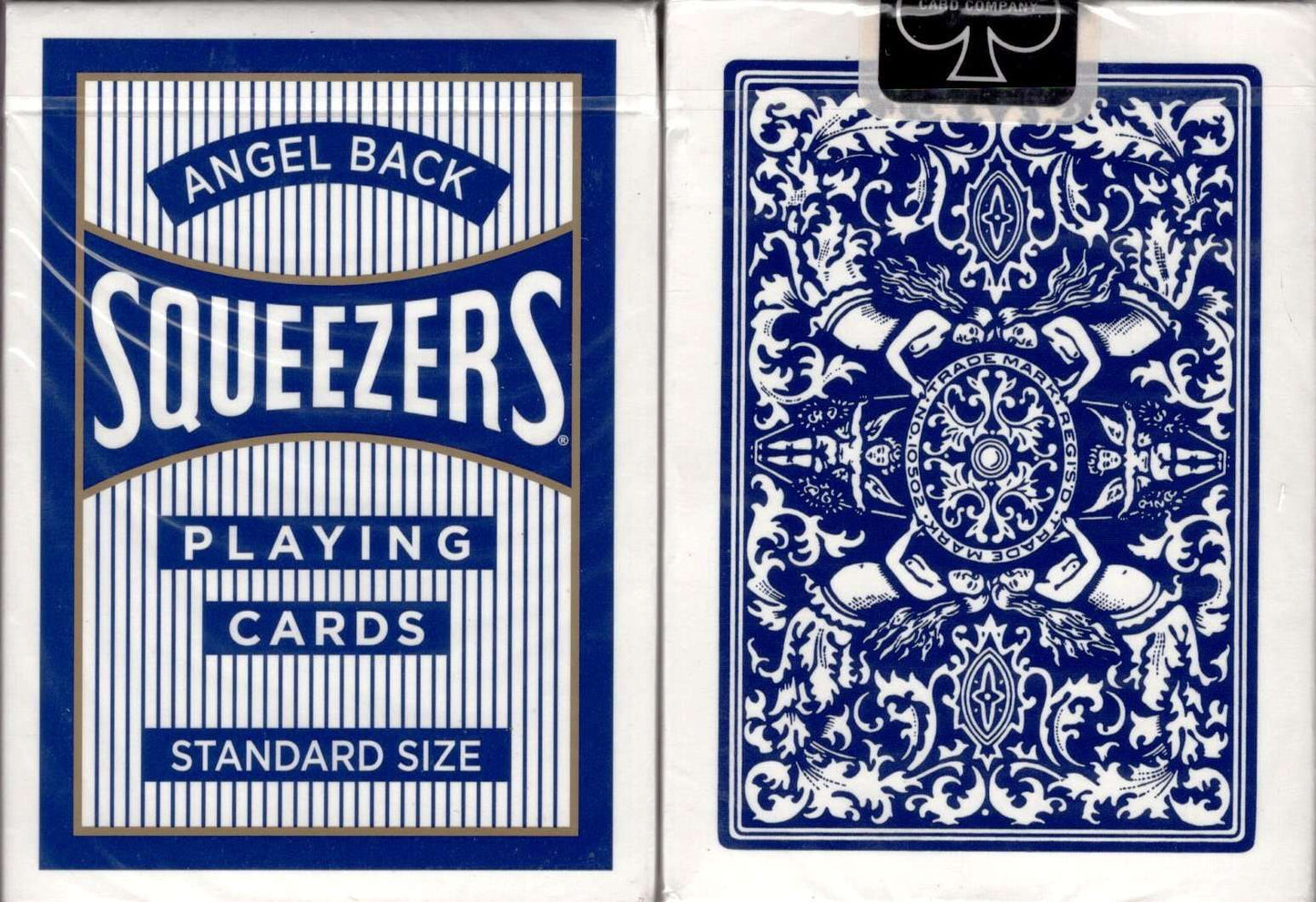 PlayingCardDecks.com-Angel Back Squeezers Playing Cards USPCC: Blue