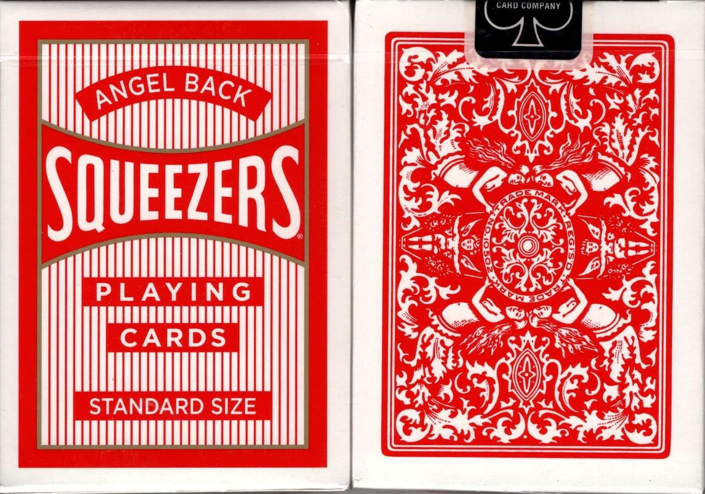 PlayingCardDecks.com-Angel Back Squeezers Playing Cards USPCC: Red