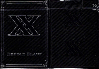 PlayingCardDecks.com-Double Black XX Playing Cards USPCC