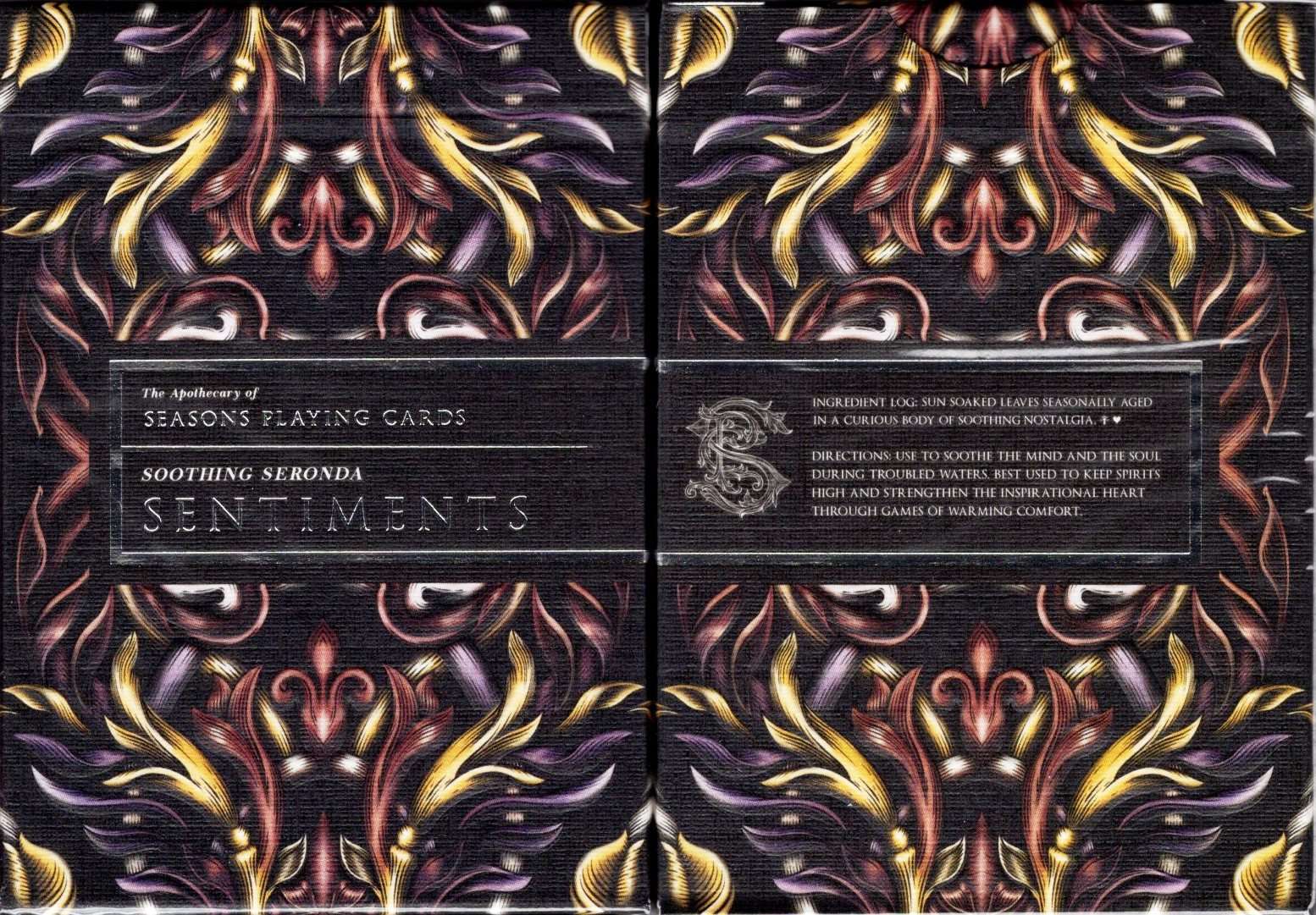 PlayingCardDecks.com-Apothecary v2 Playing Cards USPCC - Sentiments & Virtues: Sentiments
