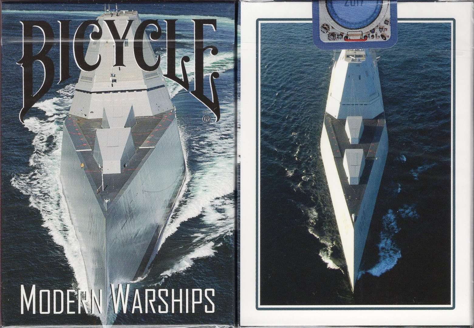 PlayingCardDecks.com-Modern Warships Bicycle Playing Cards