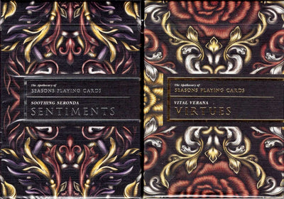 PlayingCardDecks.com-Apothecary v2 Playing Cards USPCC - Sentiments & Virtues