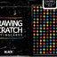 PlayingCardDecks.com-Drawing Scratch Black Playing Cards USPCC