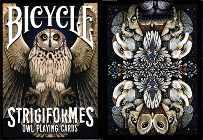 PlayingCardDecks.com-Strigiformes Owl Bicycle Playing Cards