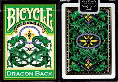 PlayingCardDecks.com-Dragon Back Green Bicycle Playing Cards