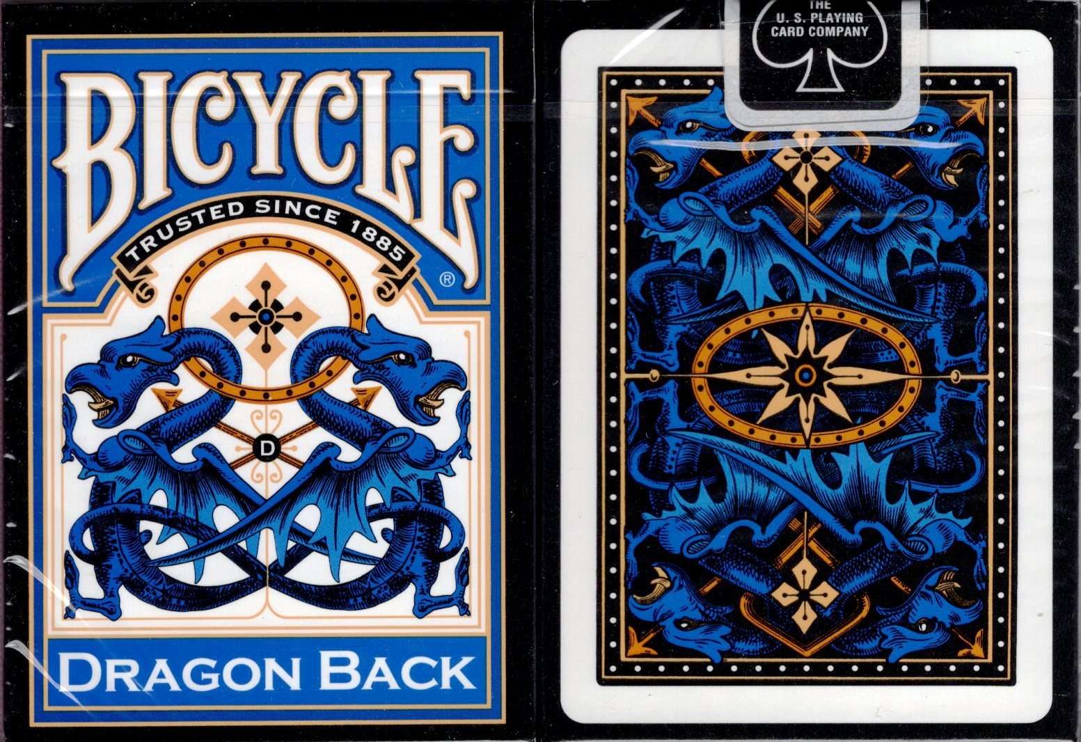 PlayingCardDecks.com-Dragon Back Blue Bicycle Playing Cards