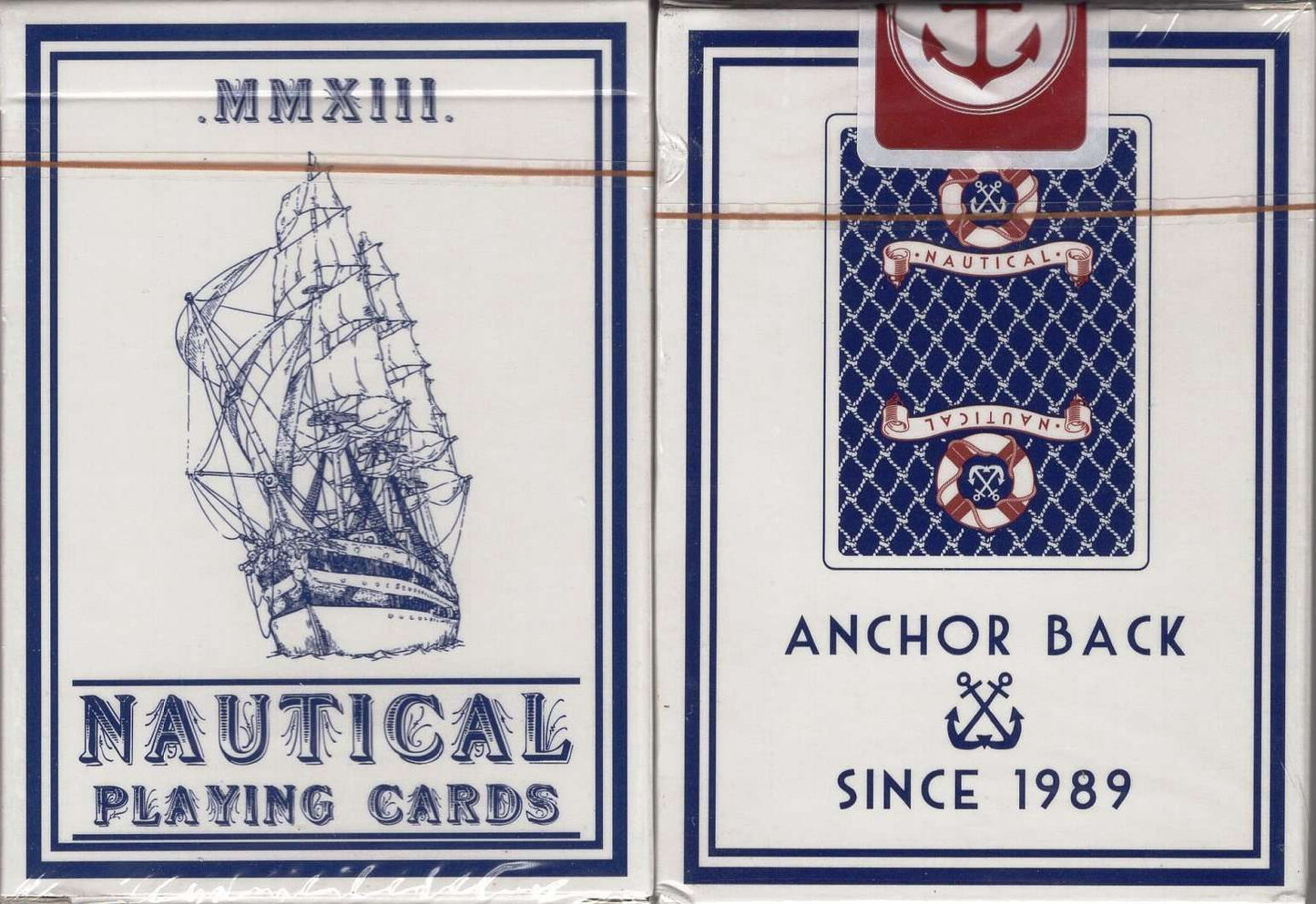 PlayingCardDecks.com-Nautical Playing Cards HOPC: Blue