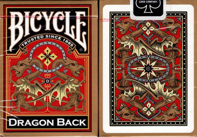 PlayingCardDecks.com-Dragon Back Gold Bicycle Playing Cards