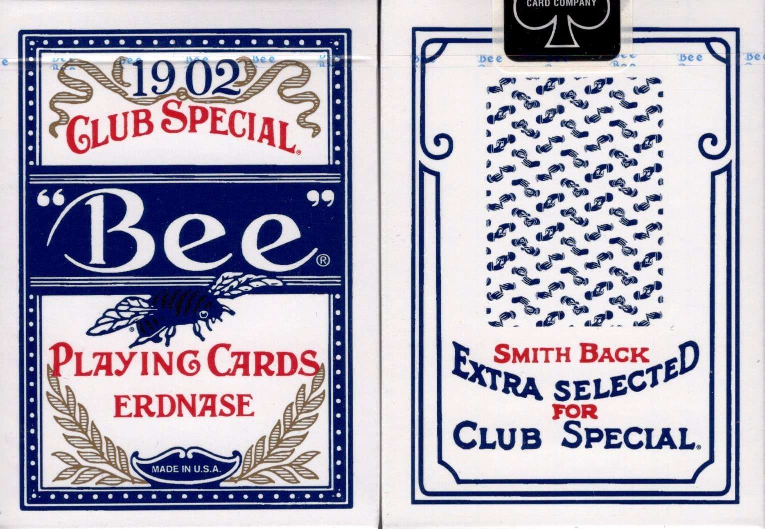 PlayingCardDecks.com-Erdnase 1902 Bee Blue Smith #2 Playing Cards