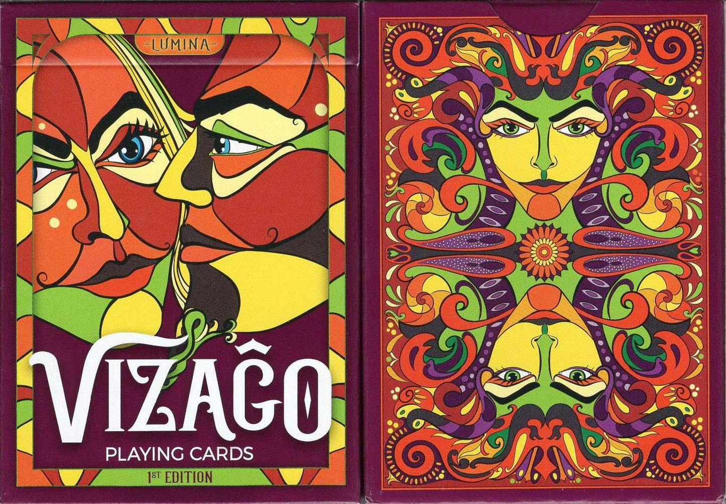 PlayingCardDecks.com-Vizago Playing Cards LPCC: Red