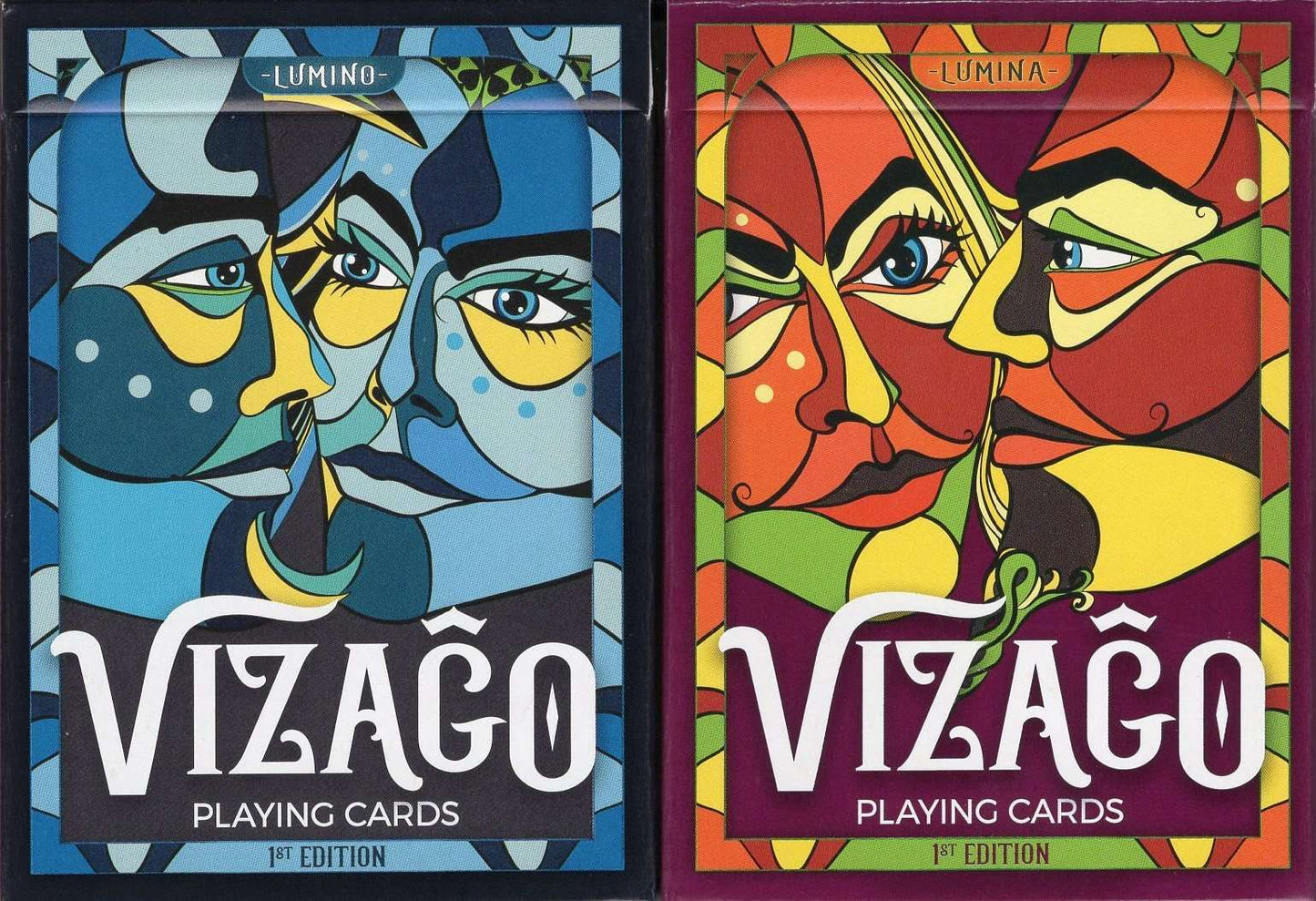 PlayingCardDecks.com-Vizago Playing Cards LPCC: 2 Deck Set