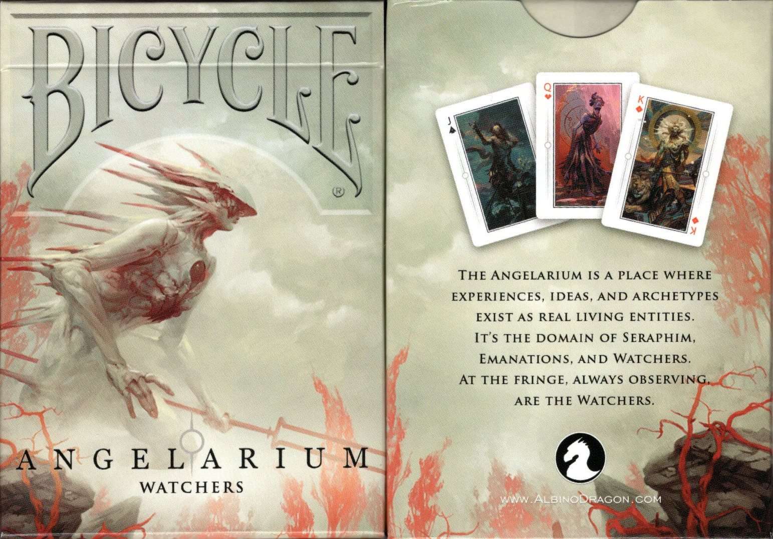 PlayingCardDecks.com-Angelarium Trilogy Bicycle Playing Cards: Watchers