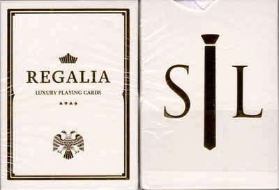 PlayingCardDecks.com-Regalia White Gold Luxury Playing Cards Cartamundi