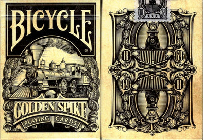 PlayingCardDecks.com-Golden Spike Bicycle Playing Cards