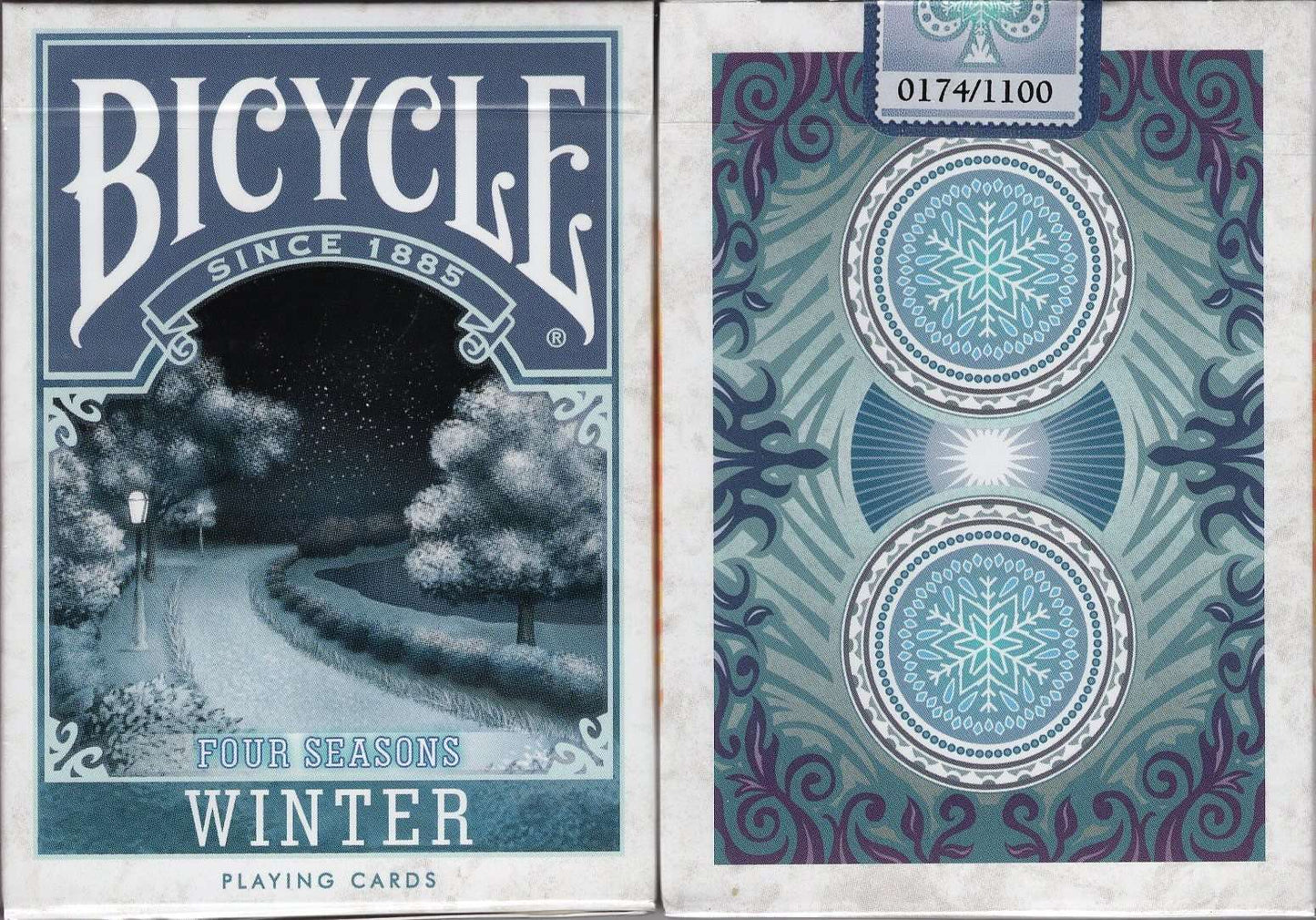 PlayingCardDecks.com-Four Seasons Bicycle Playing Cards: Winter