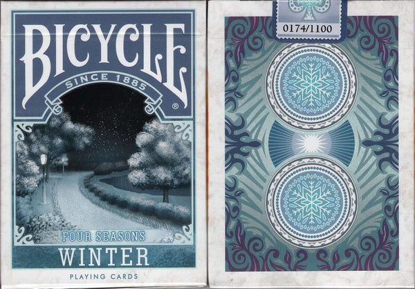 bicycle autumn playing cards