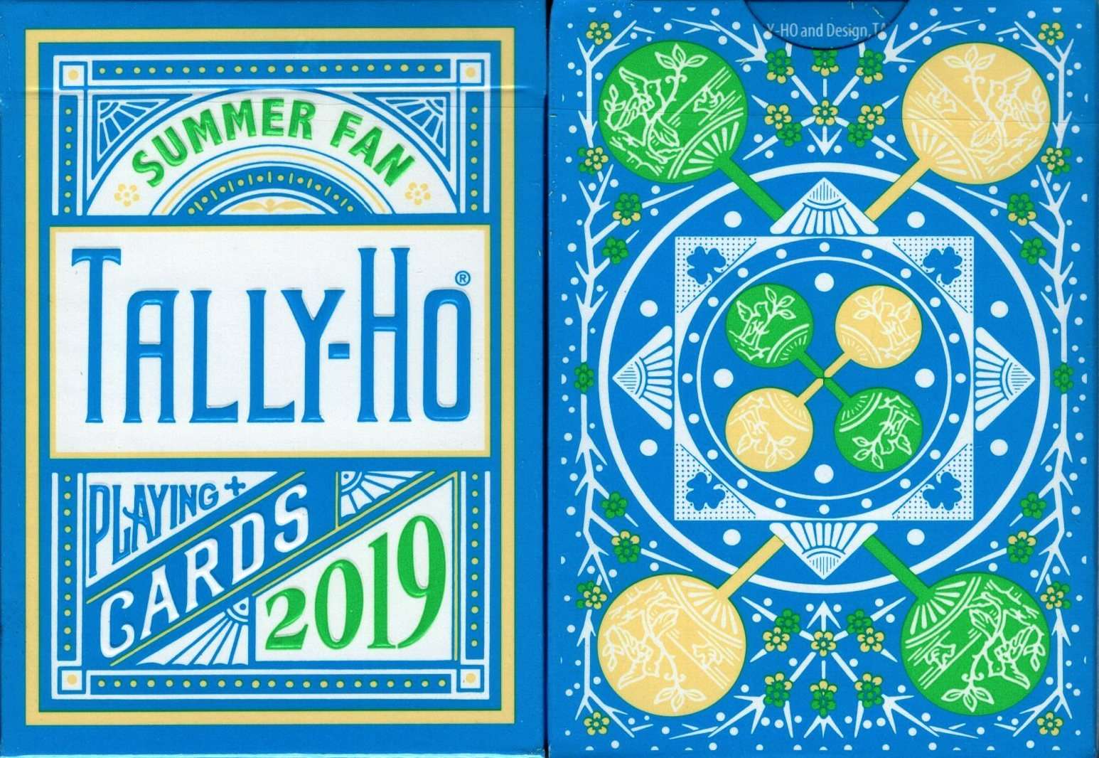 Tally Ho Summer Fan Cardistry Playing Cards