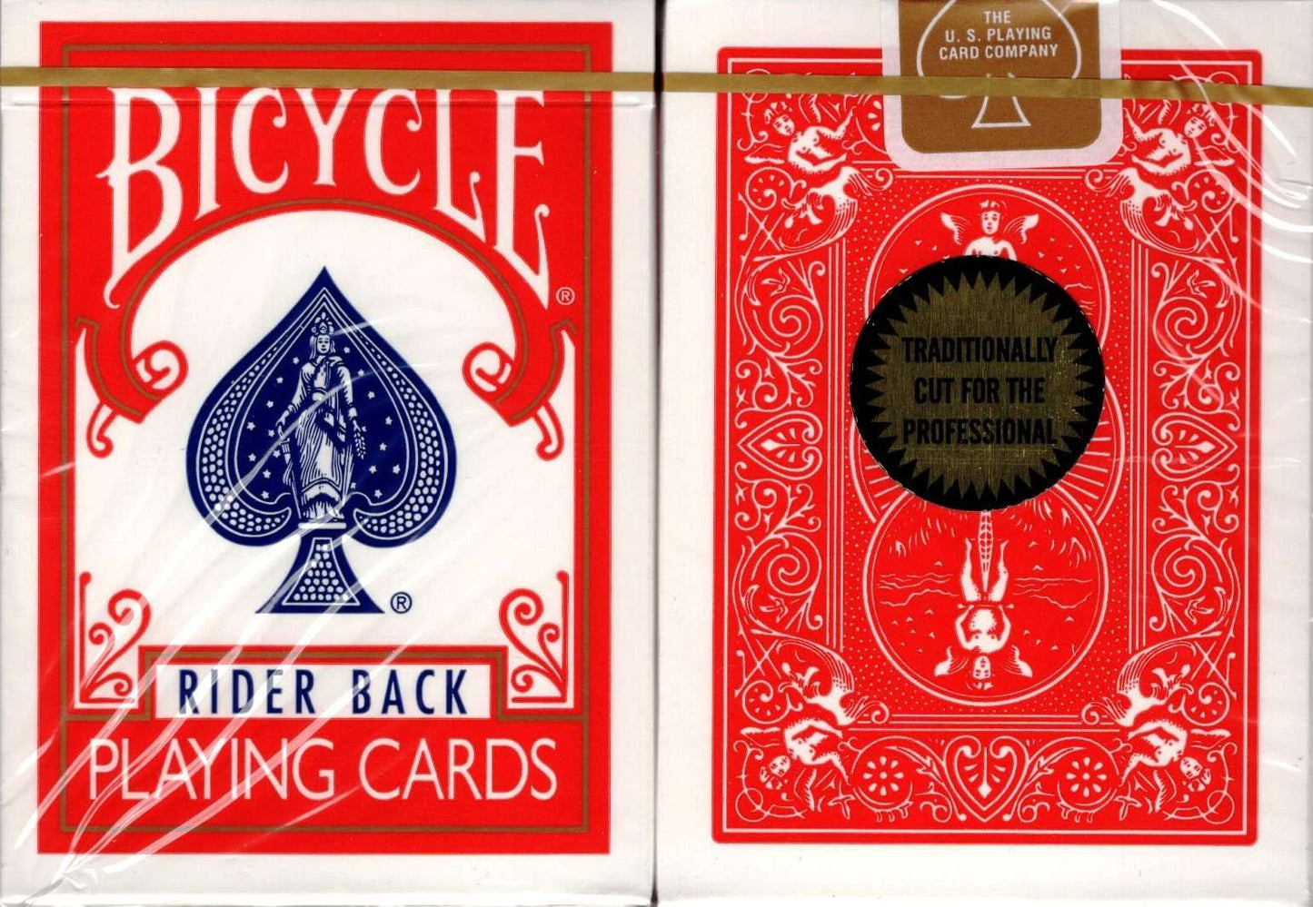 PlayingCardDecks.com-Gold Standard 808 Red Bicycle Playing Cards