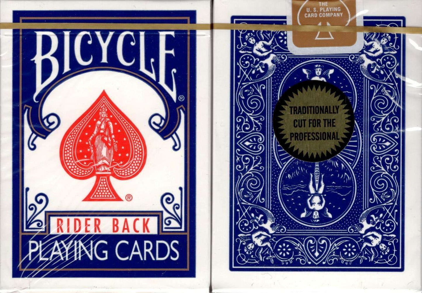 PlayingCardDecks.com-Gold Standard 808 Blue Bicycle Playing Cards