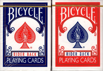 PlayingCardDecks.com-Gold Standard 2 Deck Set Red Blue Bicycle Playing Cards