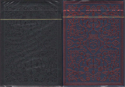 PlayingCardDecks.com-MailChimp Playing Cards  USPCC - Black & Red: 2 Deck Set