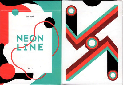 PlayingCardDecks.com-Neon Line Playing Cards USPCC