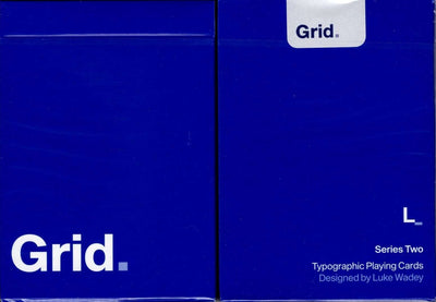 PlayingCardDecks.com-Grid v2 Typographic Playing Cards USPCC