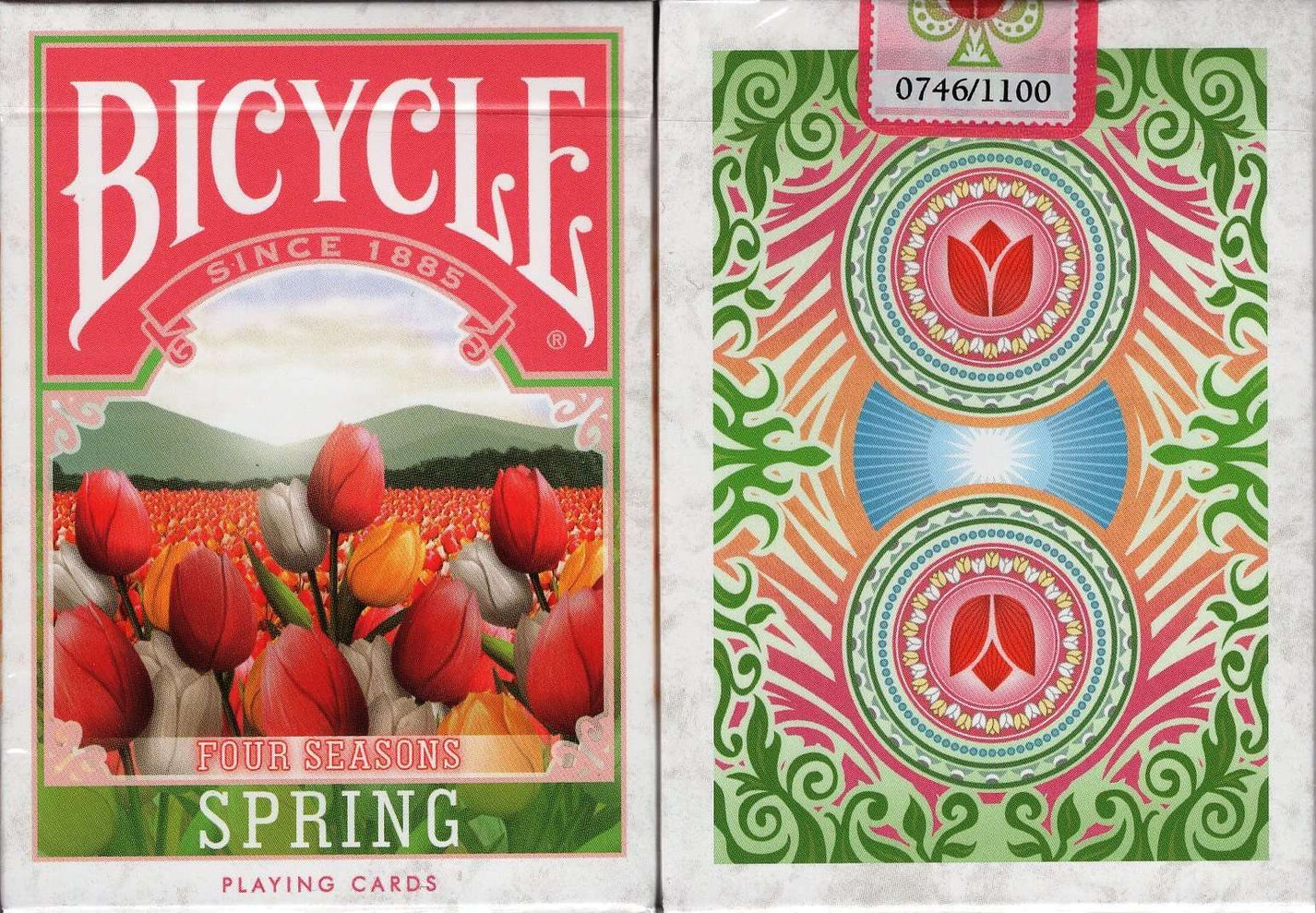 bicycle autumn playing cards