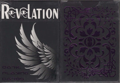 PlayingCardDecks.com-Revelation Black Playing Cards: Black