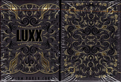 PlayingCardDecks.com-Luxx Shadow Gold v2 Playing Cards LPCC