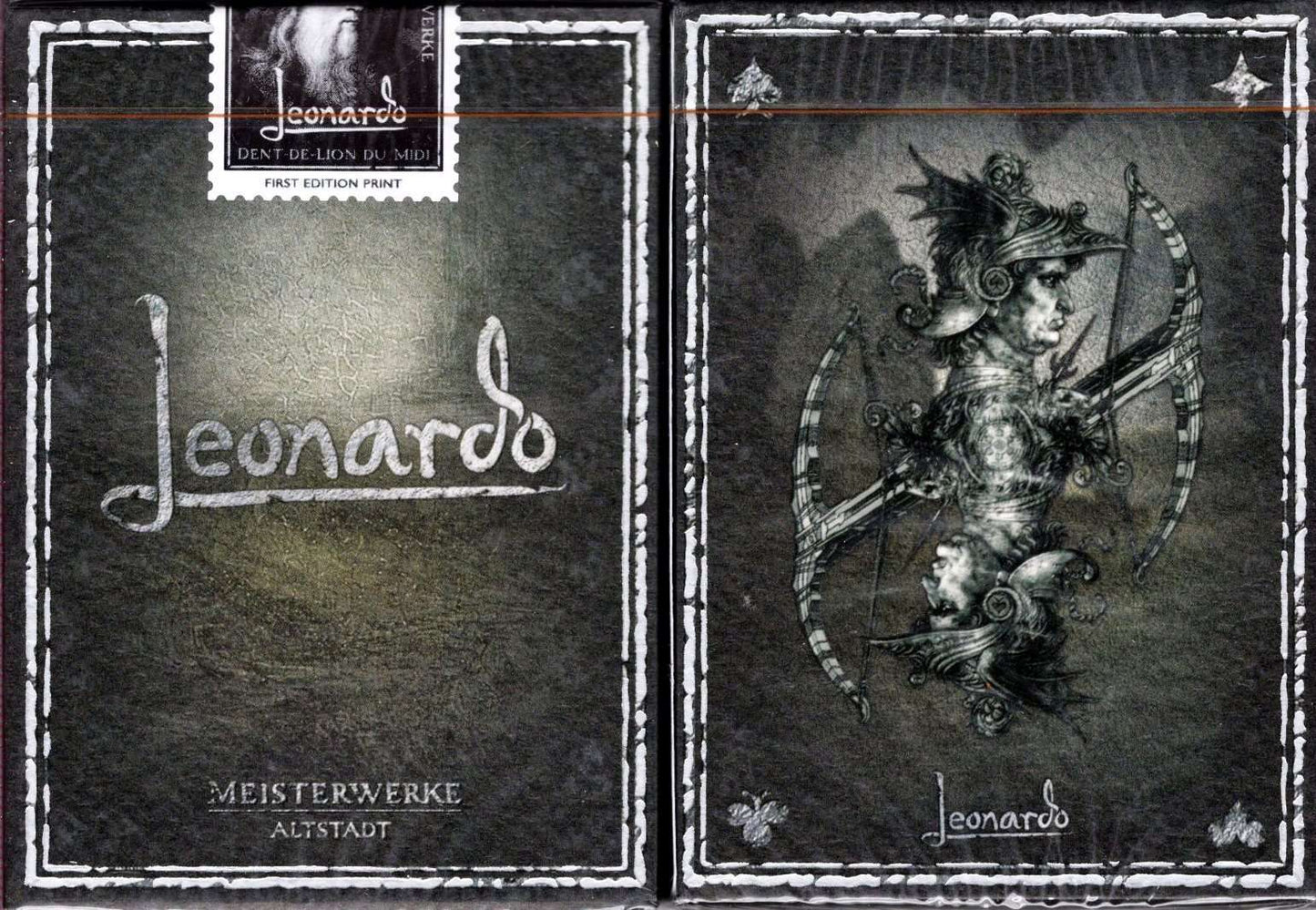 PlayingCardDecks.com-Leonardo Silver v1 Playing Cards LPCC