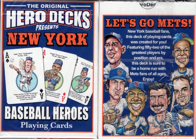 New York (Mets) Baseball Heroes Playing Cards