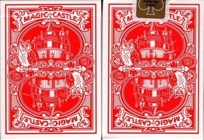 PlayingCardDecks.com-Magic Castle Red Playing Cards USPCC