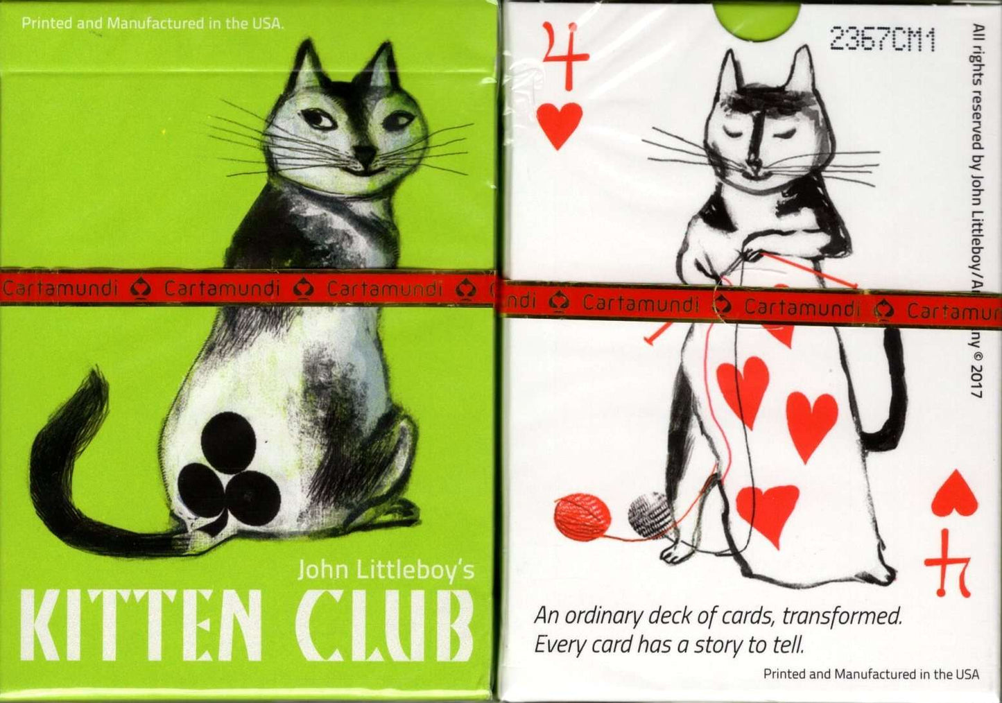 PlayingCardDecks.com-Kitten Club Cat Playing Cards Cartamundi