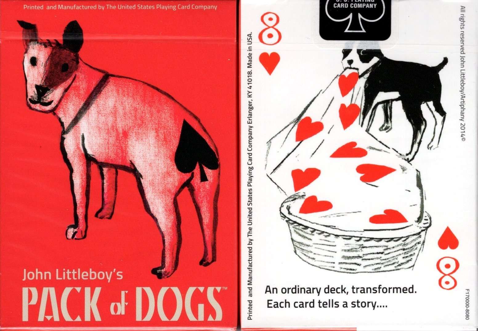 PlayingCardDecks.com-Pack of Dogs Playing Cards USPCC