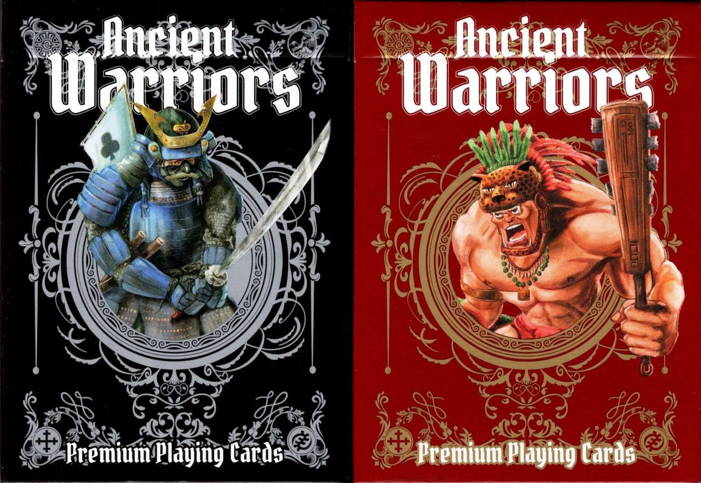 PlayingCardDecks.com-Ancient Warriors Playing Cards USPCC: 2 Deck Set